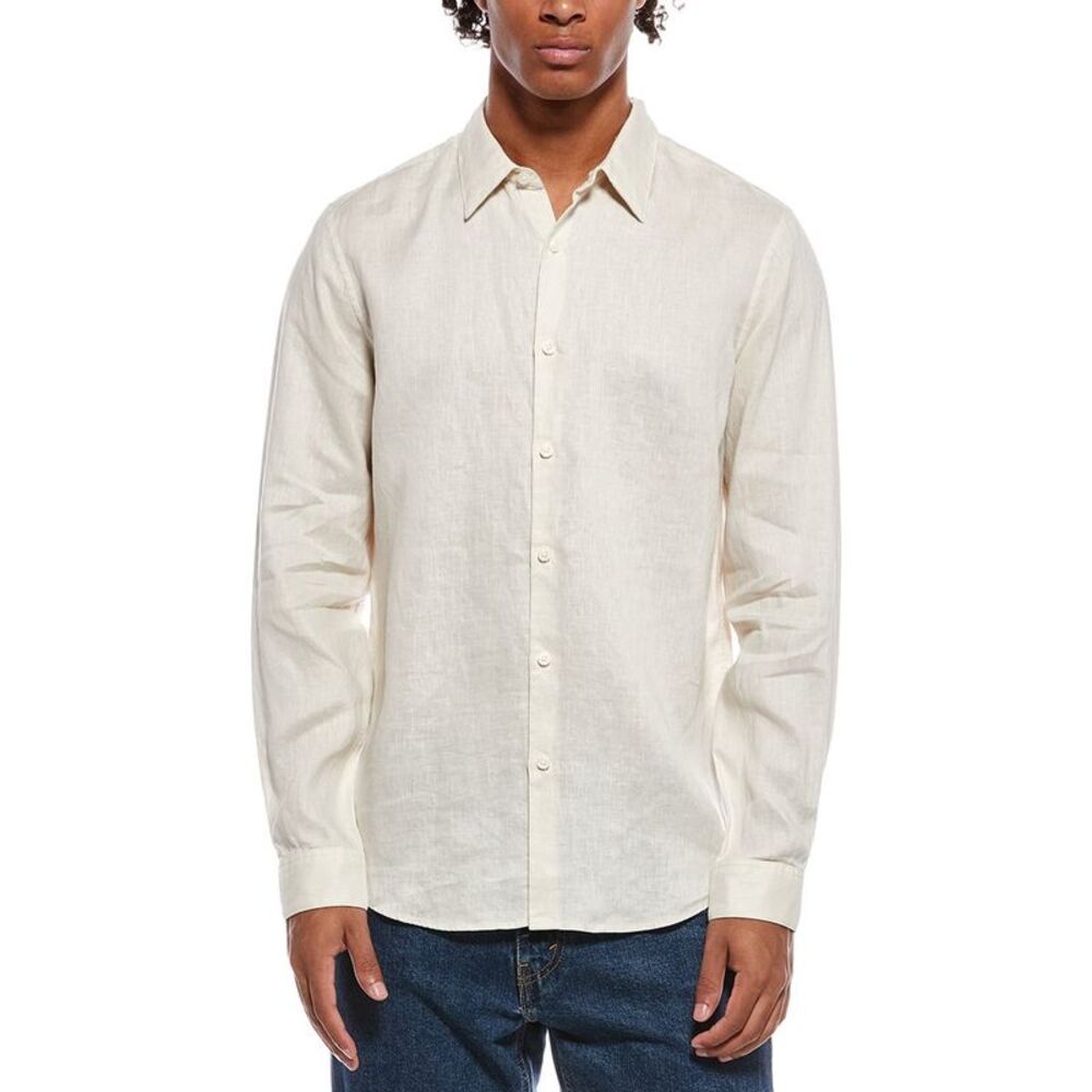 Theory Mens  Irving Linen Shirt